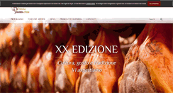 Desktop Screenshot of festivaldelprosciuttodiparma.com